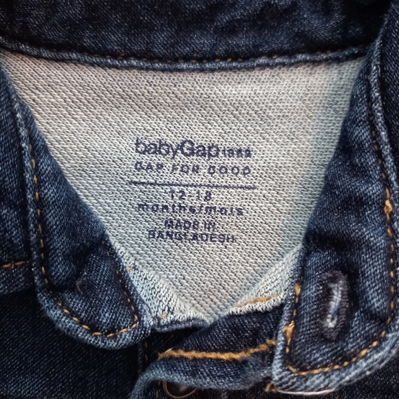 Baby Gap Long Sleeve Denim Shirt - Picture 4 of 5